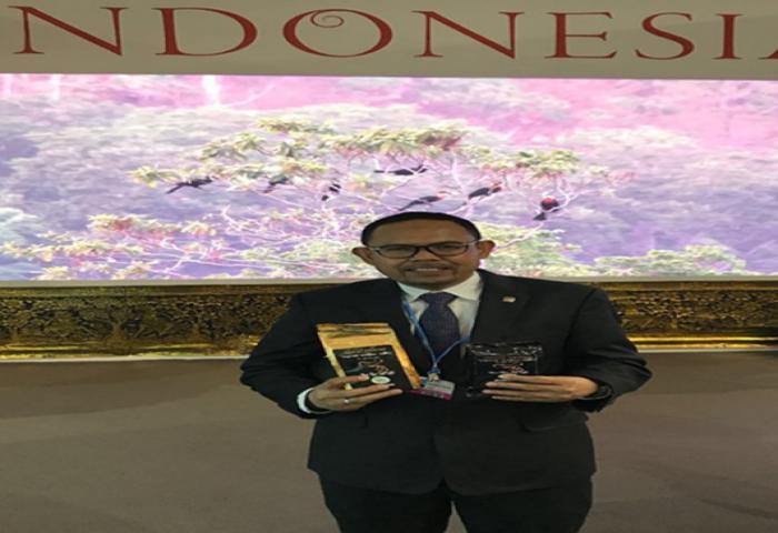 Hadiri COP 23 di Jerman, Legislator DPR Promosikan Kopi Khas Bulukumba Sulsel
